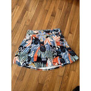Dona Jo Skort Skirt Multicolored Tam GG Floral Tennis Athletic Size 3 (XL)